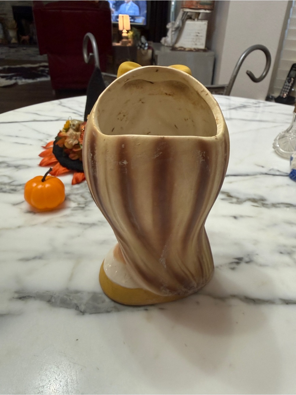 OOAK Fall Teen Witch Head Vase made by Me! - Picture 17 of 17